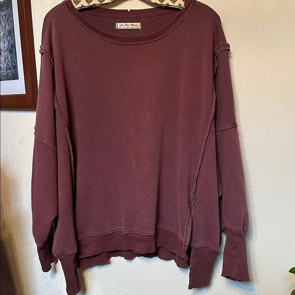 NWT Free People We The Free | Camden Sweatshirt Pullover | XS